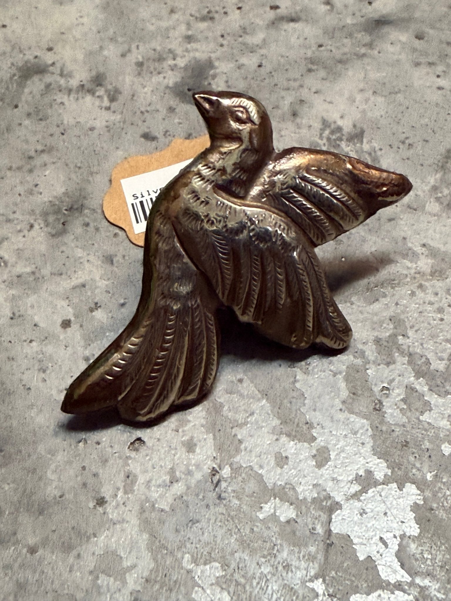 Silver Dove Ring - Vintage Vault Boutique