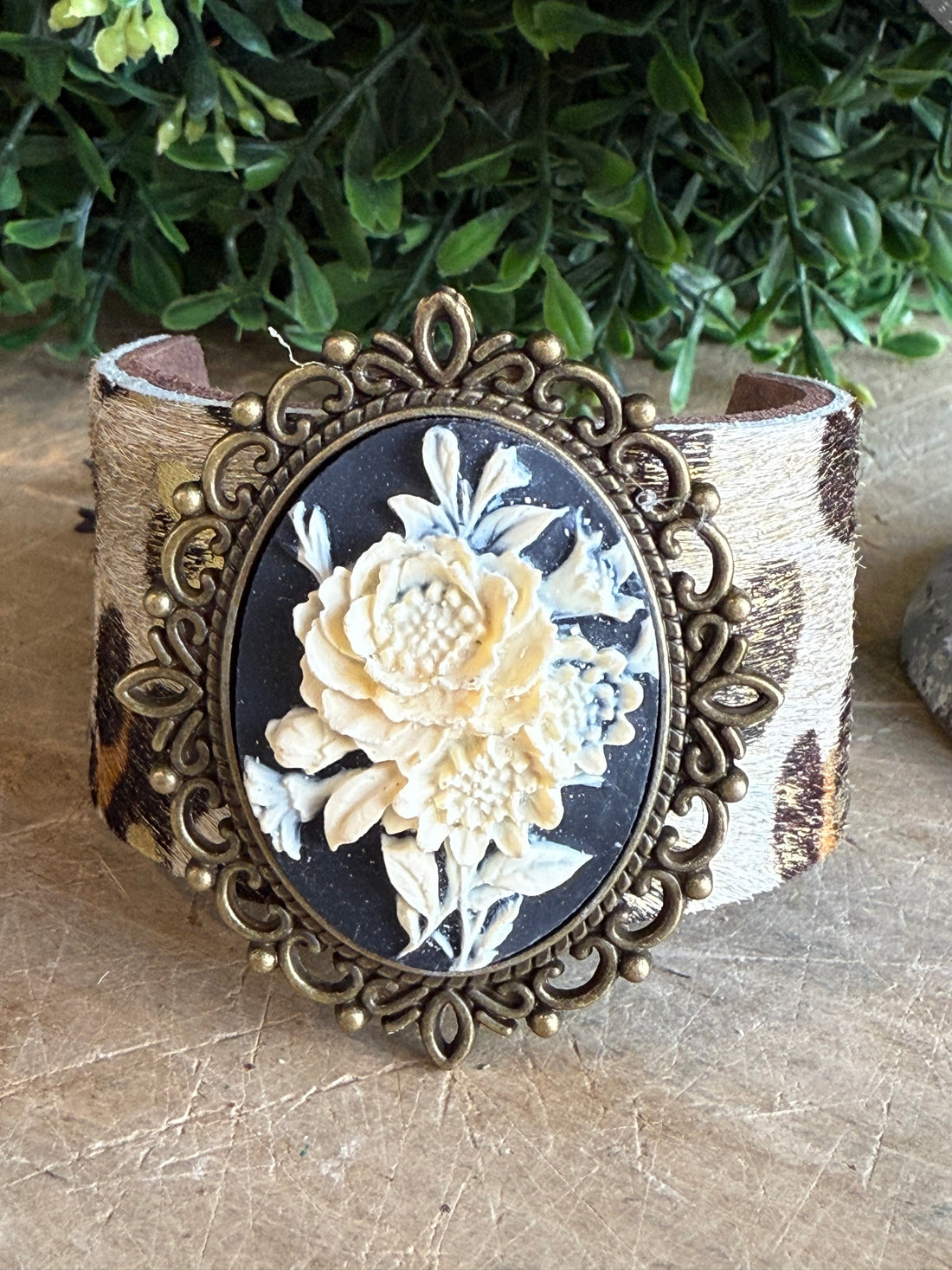 Cameo Cuff Bracelet