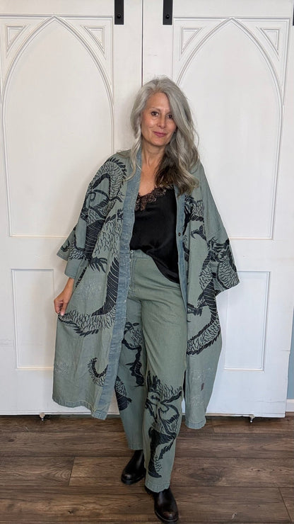 Dragon Spirit Kimono - Vintage Vault Boutique