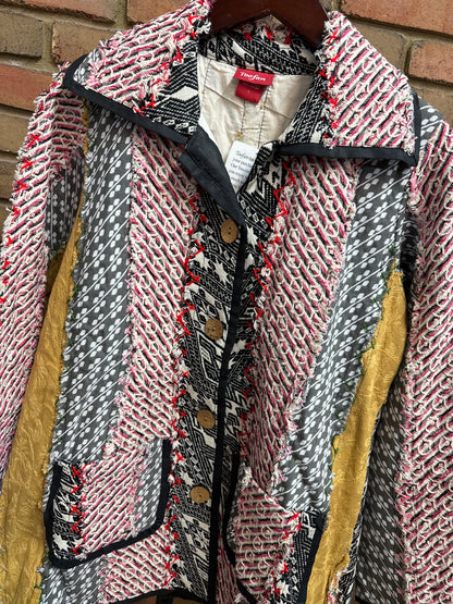 Multi Color Patchwork Jacket