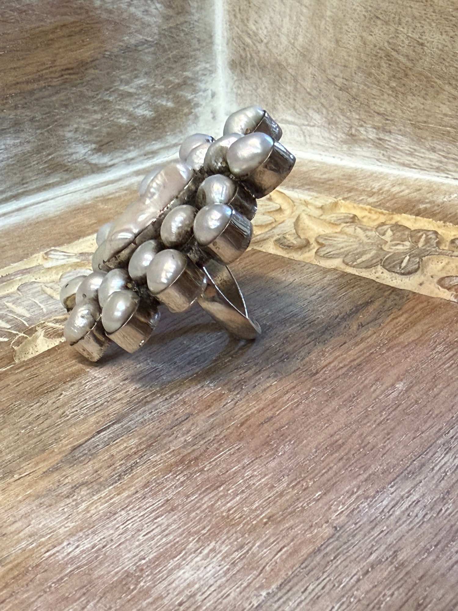 Pearl Cluster Ring