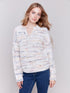 Speckled Yarn Cable Knit - Vintage Vault Boutique