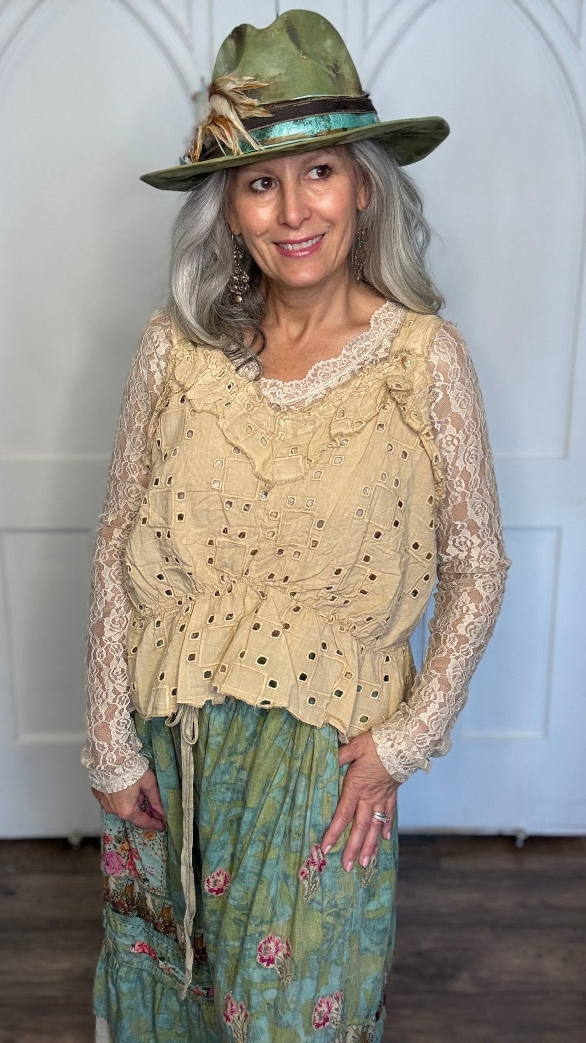 Luminous Tank Tea Stain - Vintage Vault Boutique
