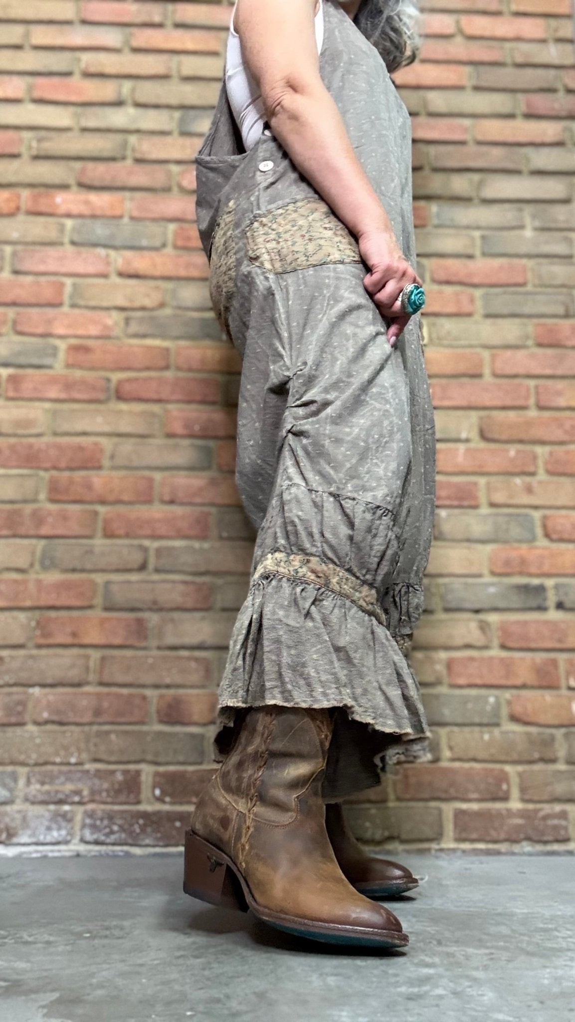 Canyon Mist Overalls - Vintage Vault Boutique