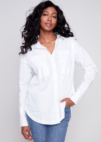 Long Sleeve Poplin Shirt