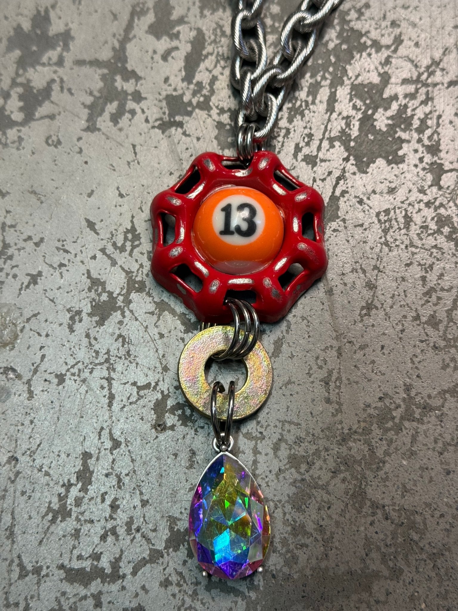 Billiard Ball Necklace - Vintage Vault Boutique