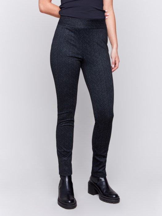 Reversible Plaid Pull-On Pants