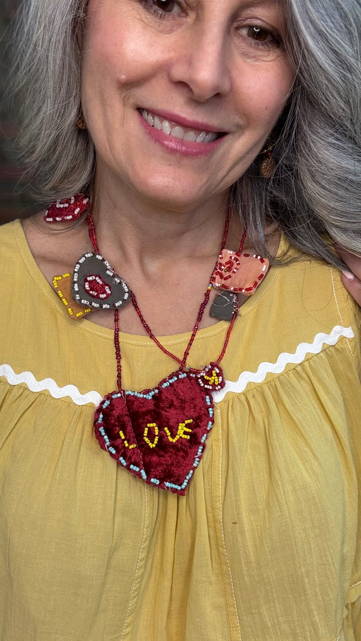 LOVE Tile Necklace - Vintage Vault Boutique