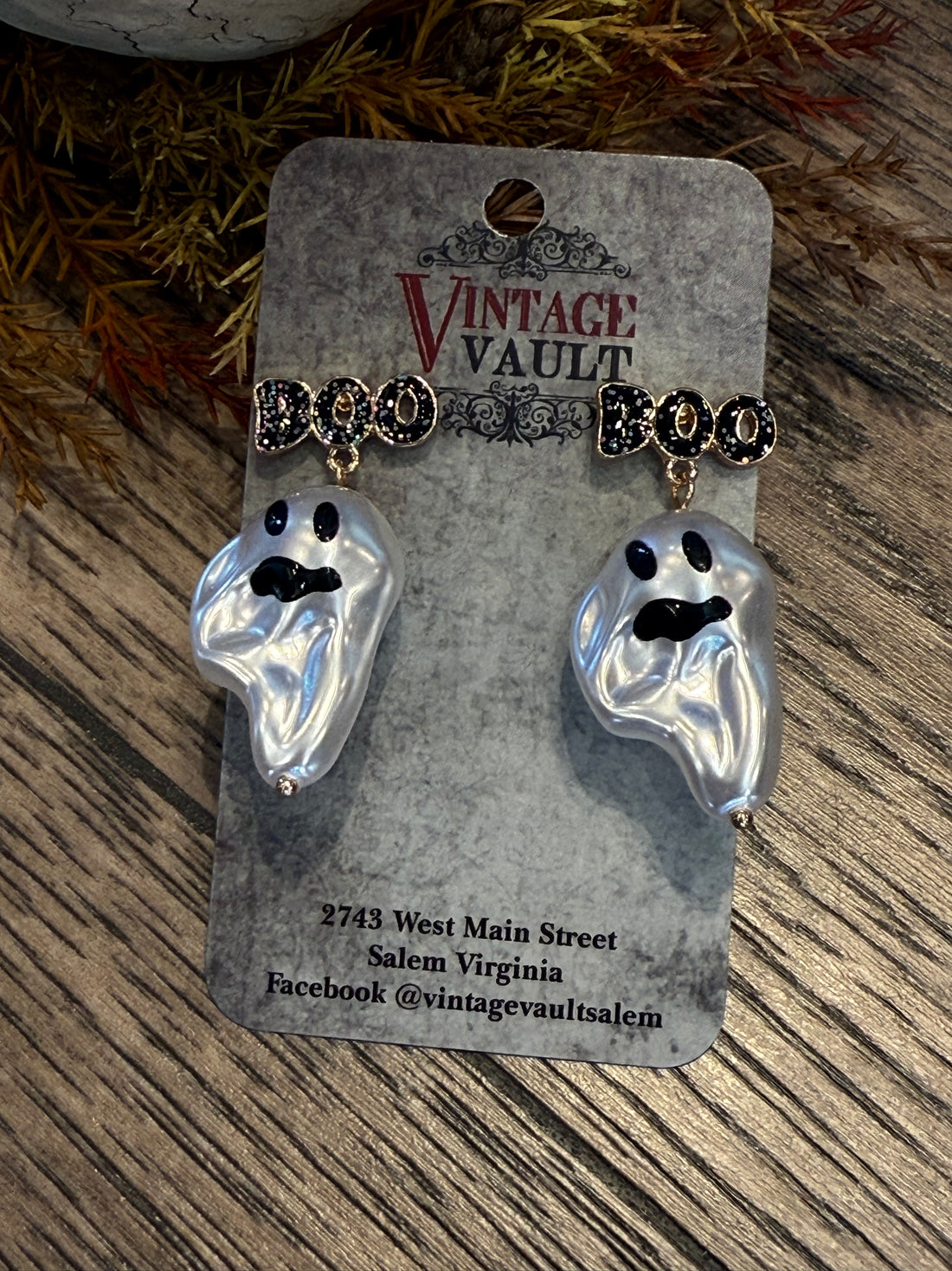 Ghost &quot;Boo&quot; Earrings
