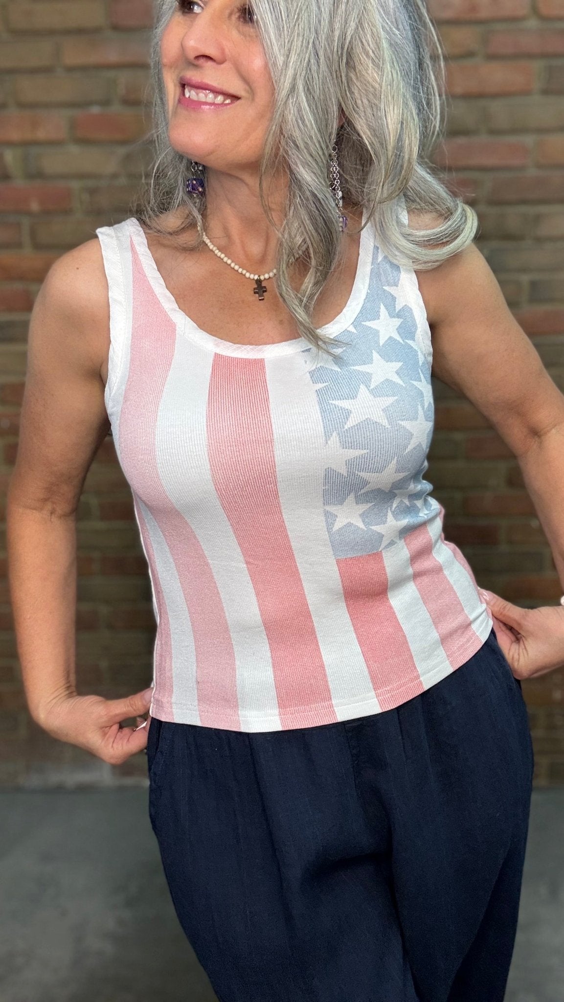 American Tank Top - Vintage Vault Boutique