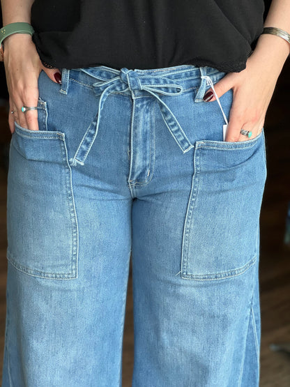 High Rise Baggy Wide Jean