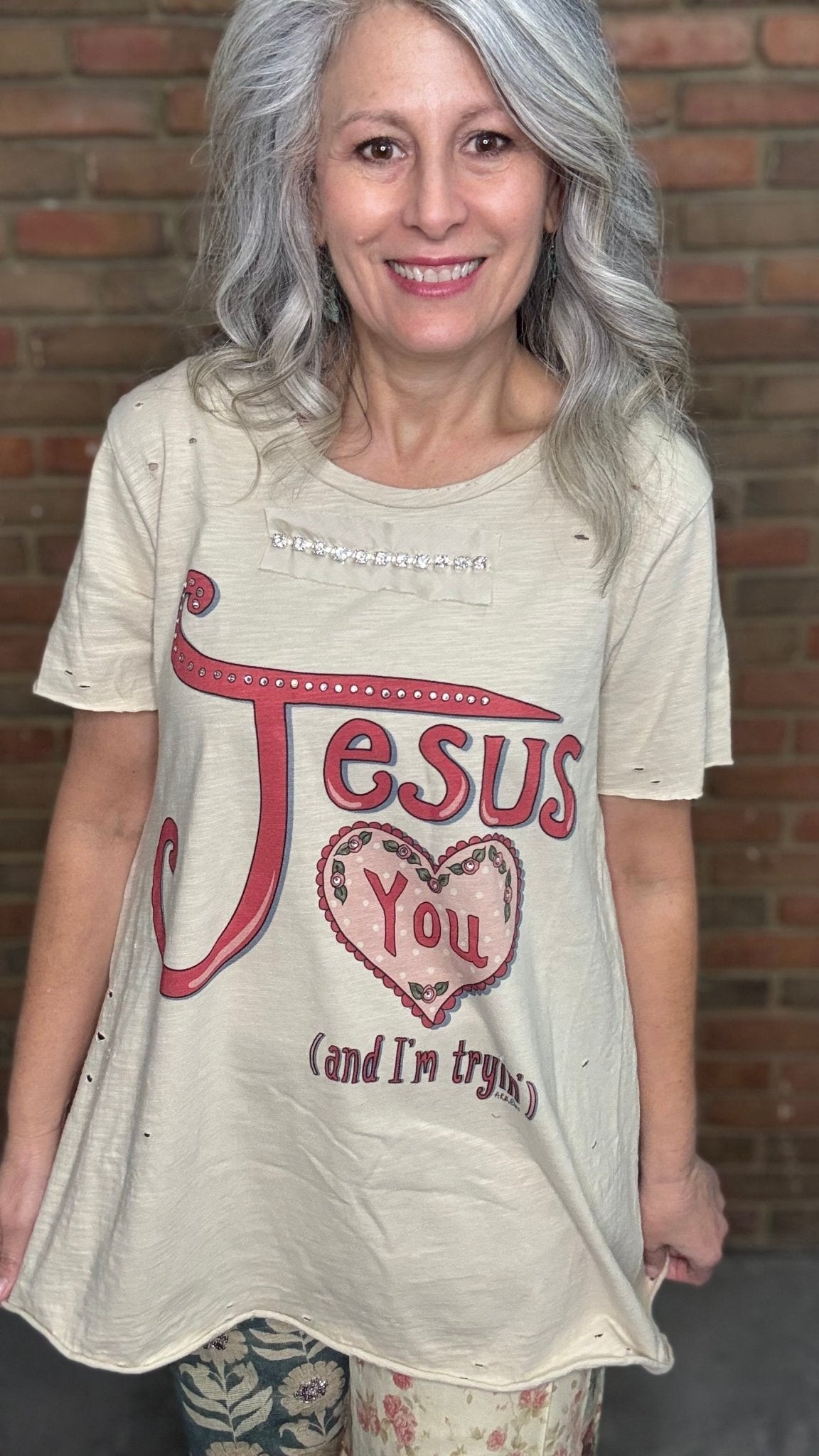 Jesus Loves You T-Shirt - Vintage Vault Boutique
