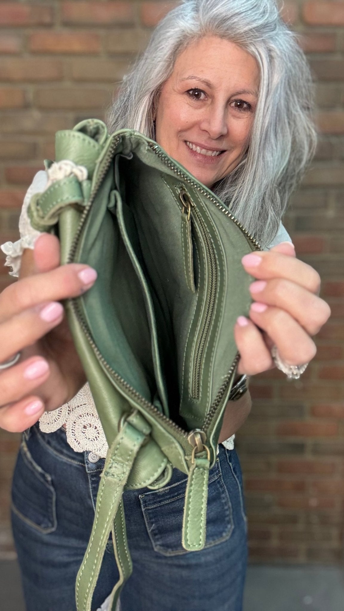 Leather Crossbody Purse - Vintage Vault Boutique
