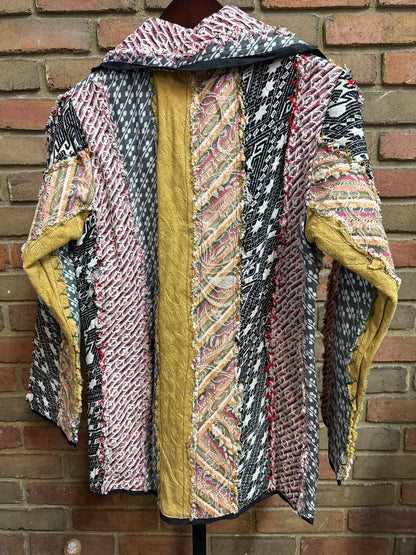 Multi Color Patchwork Jacket