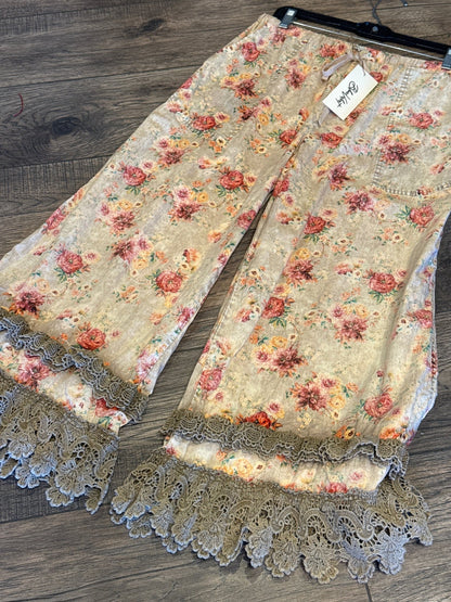 Dusty Pink Floral Bloomers - Vintage Vault Boutique