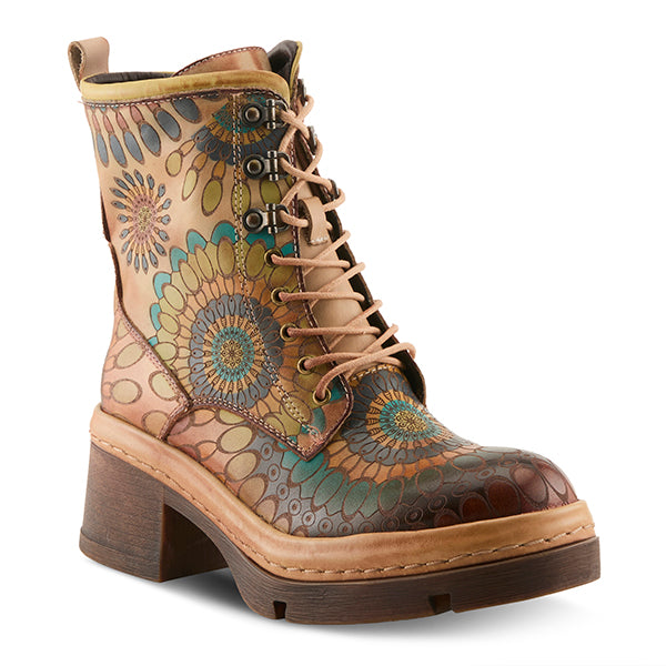 Carnivale - Beige Multi Color Boot