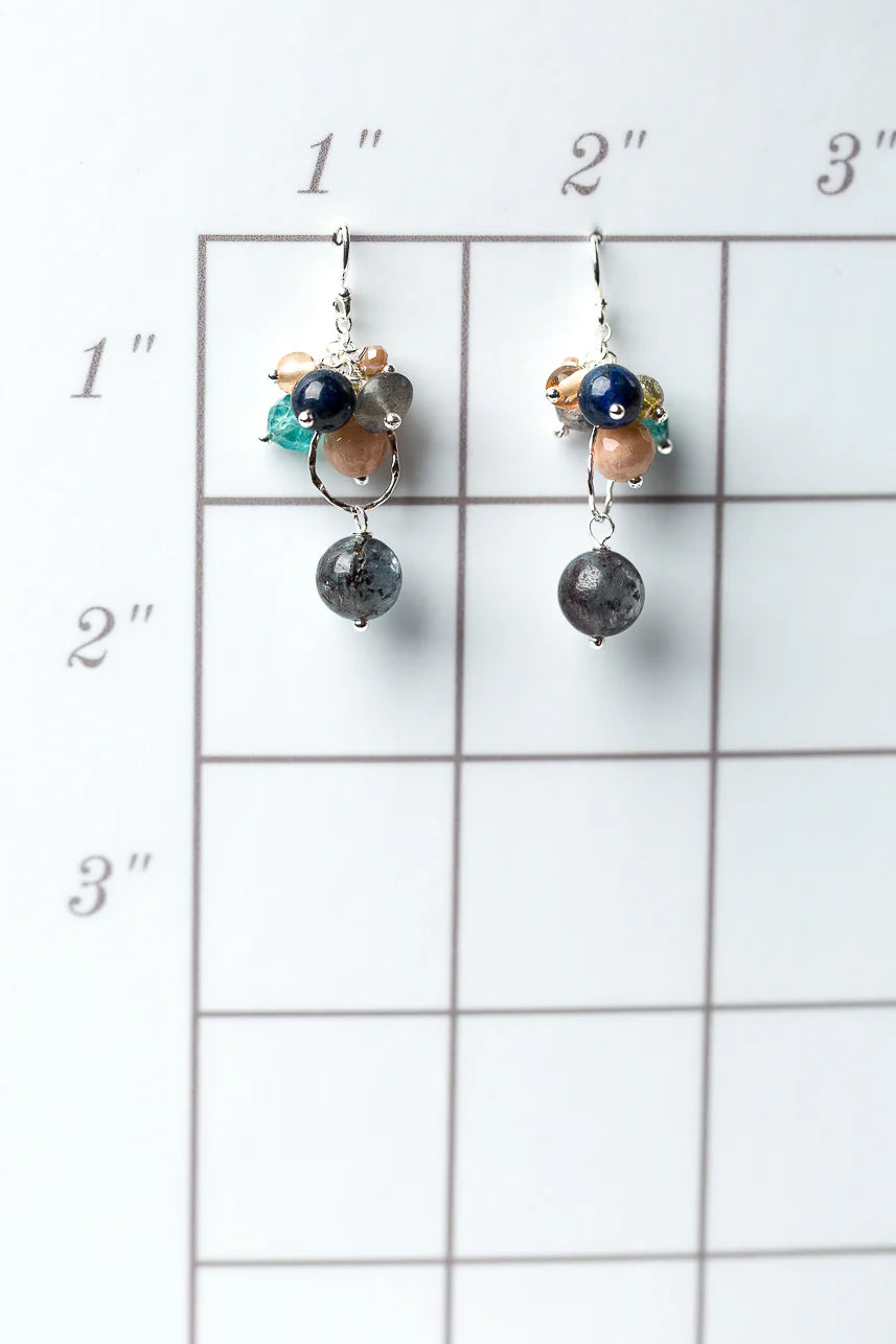 Cascades Cluster Earrings E020