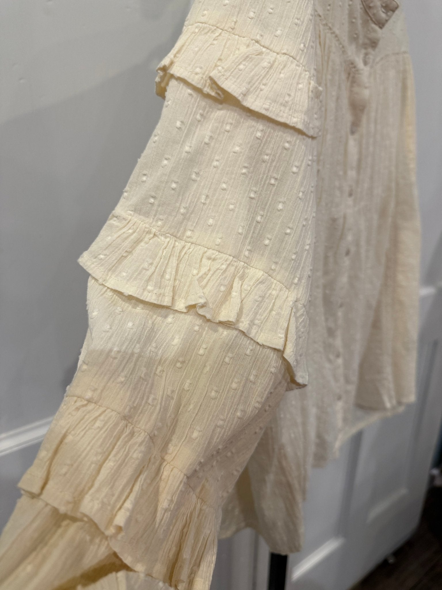 Alberta Blouse - Bone - Vintage Vault Boutique