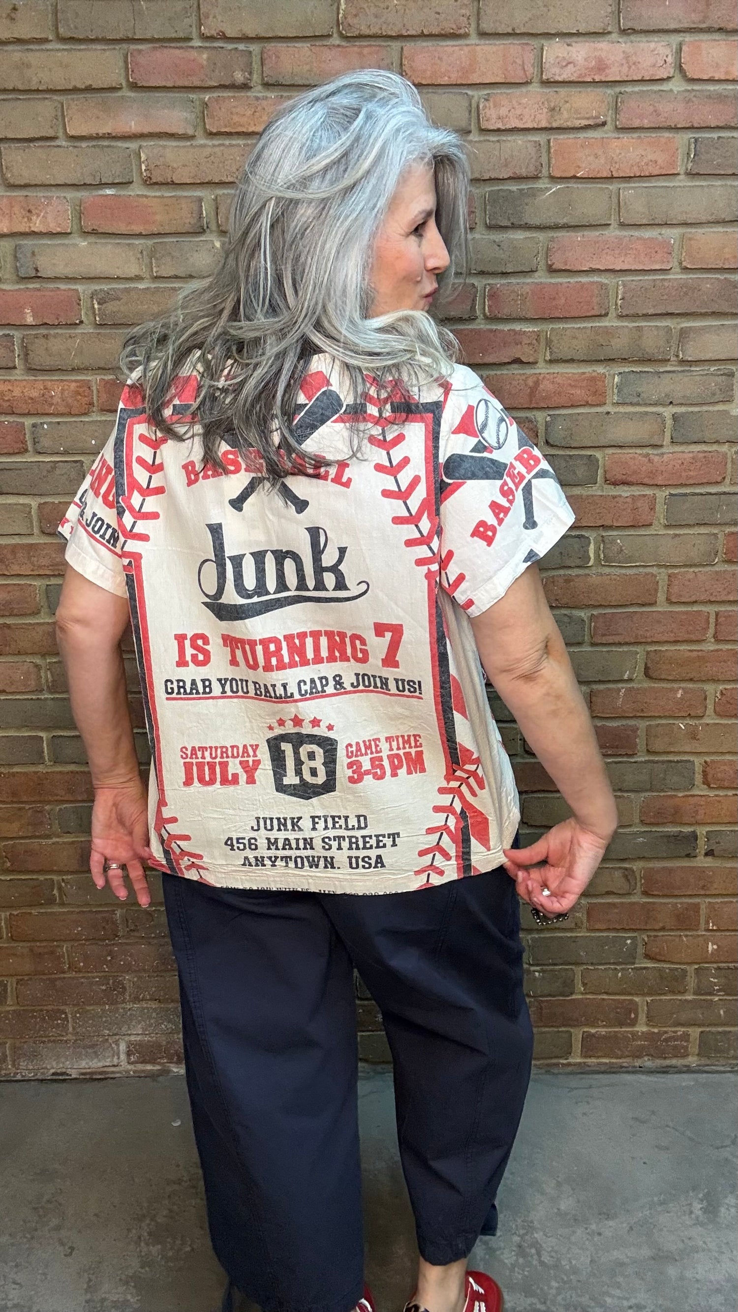 Junk Field Baseball Two Pocket Top