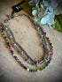 Ender Necklace - Watermelon Ombre - Vintage Vault Boutique