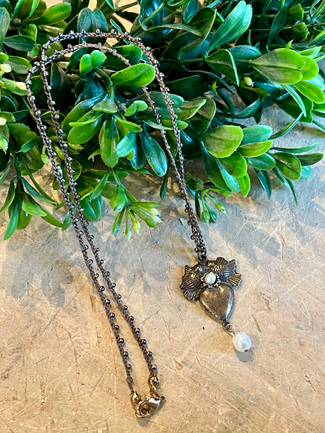 Lovebird Heart Necklace 11