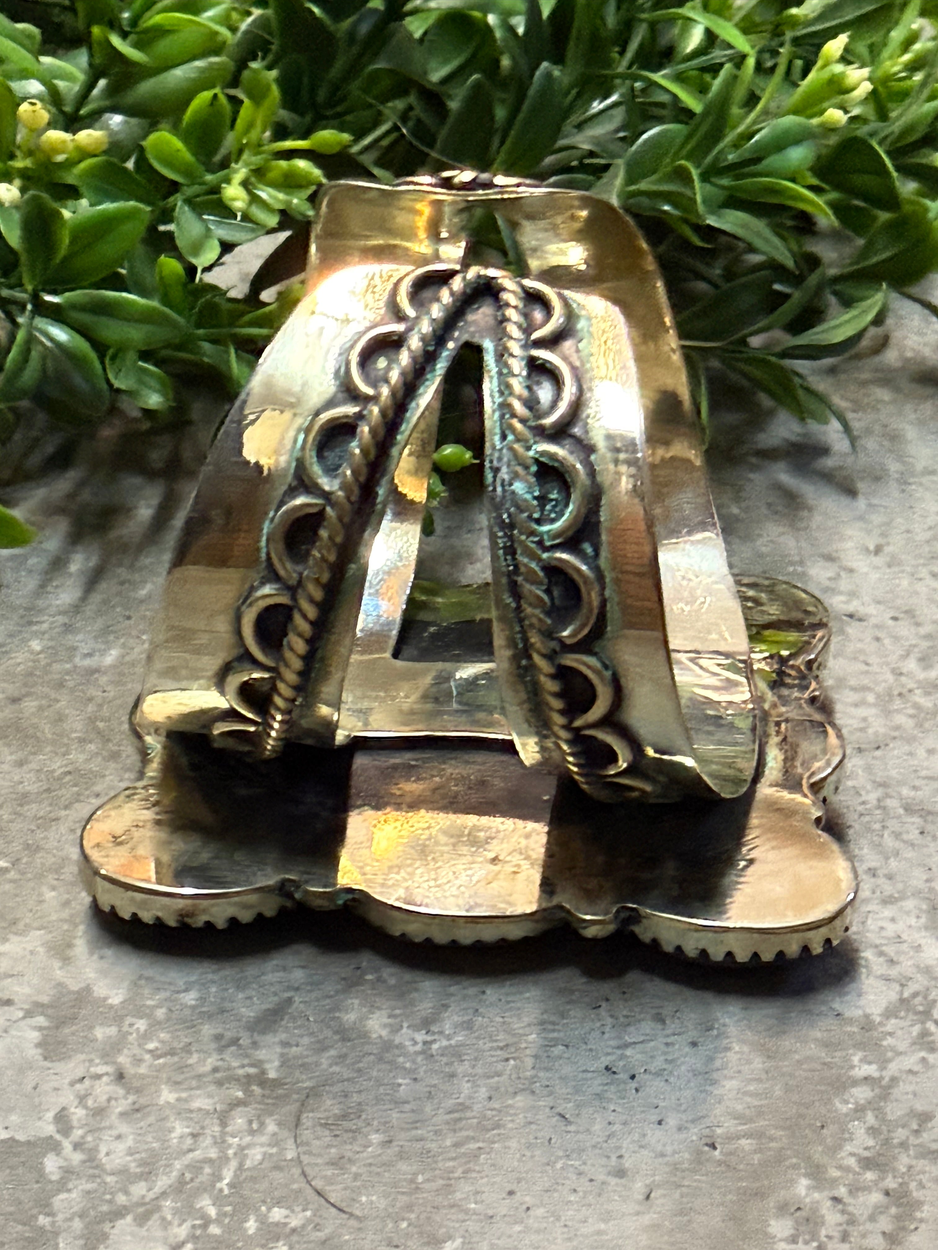 Multi Stone Matrix Cuff Bracelet