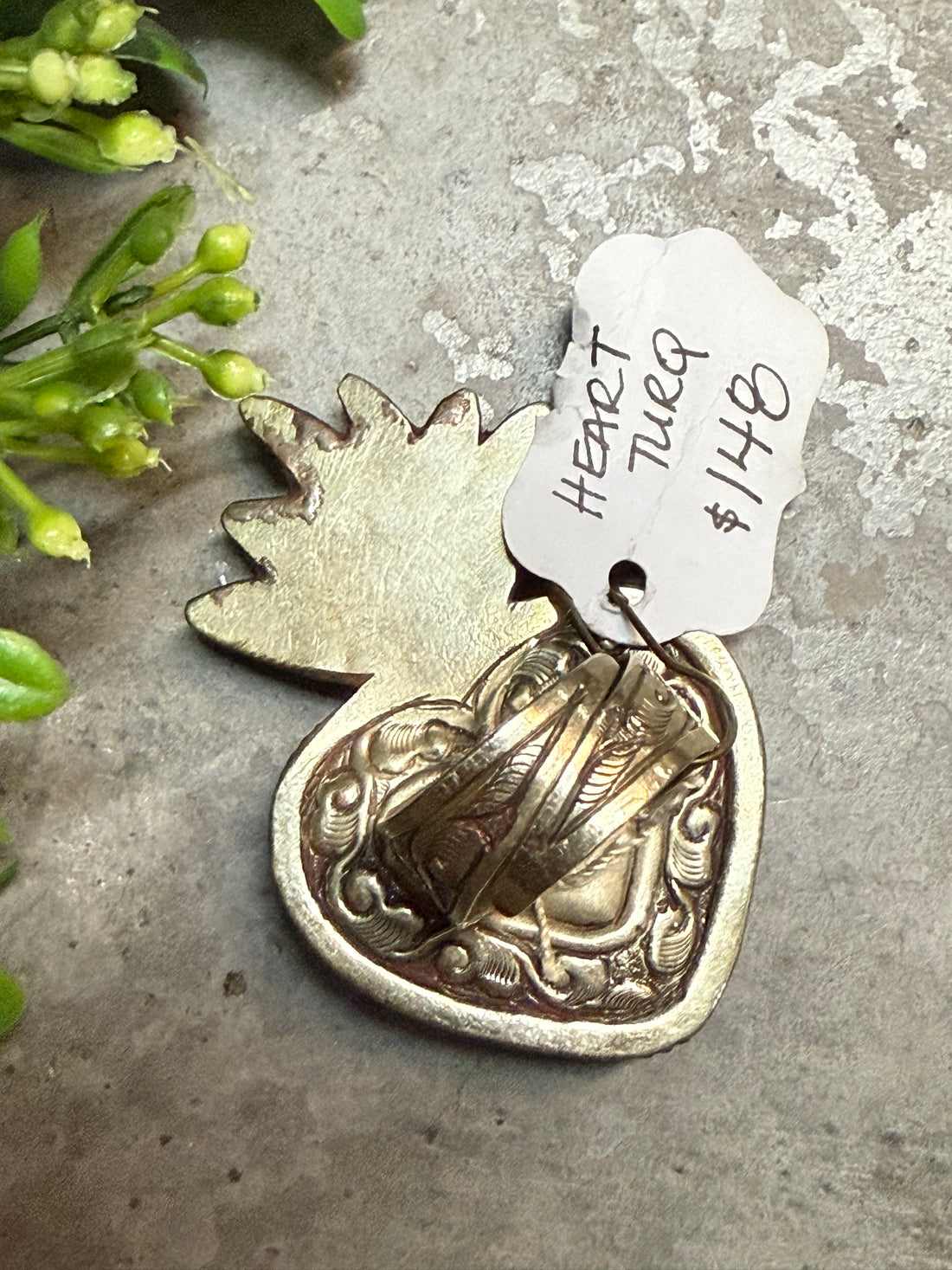 Heart Turquoise Ring