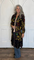 Aubergine Velvet Button Front Jacket - Vintage Vault Boutique