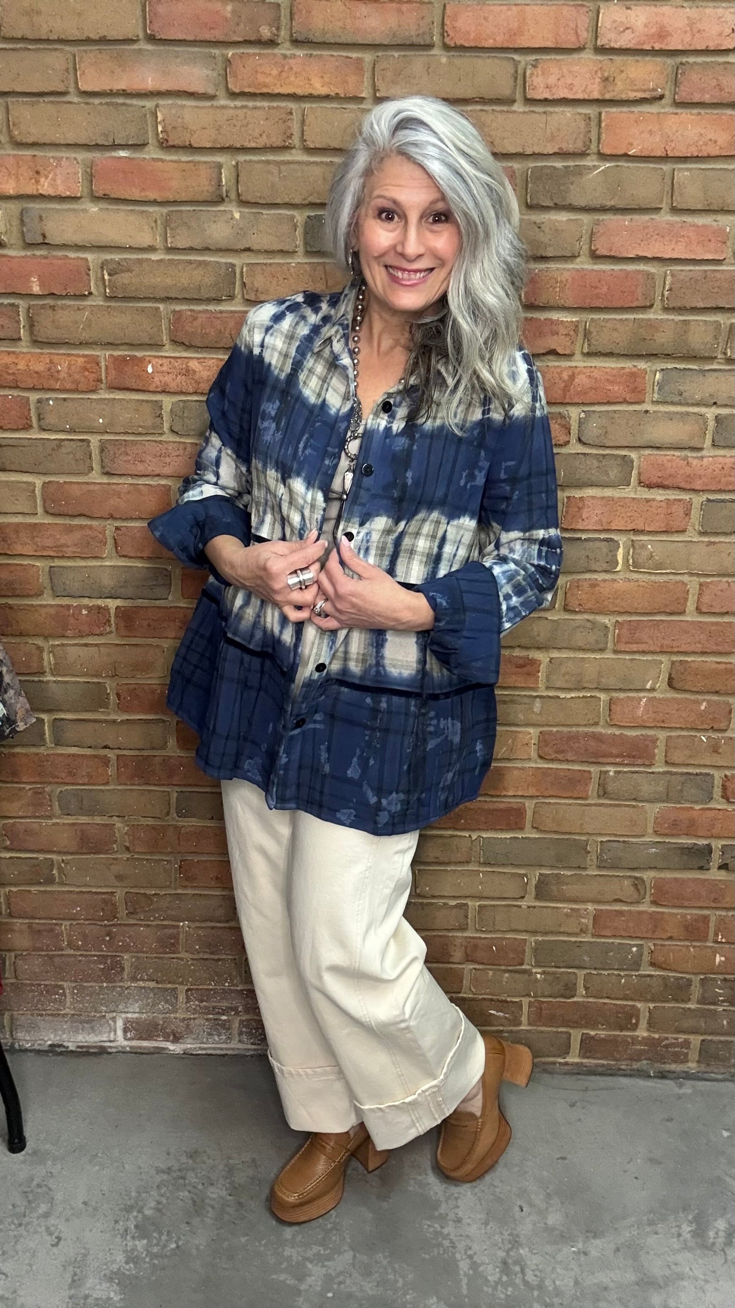 Alicia Top Motherwell Flannel