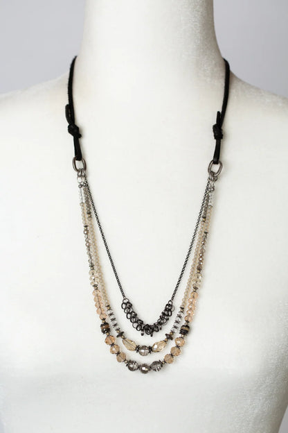 Windsor Cottage Multistrand Adjustable Necklace N004