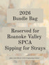 Large Black Floral Bundle Bag - Vintage Vault Boutique