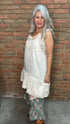 Ivory Pocket Camisole Dress - Vintage Vault Boutique