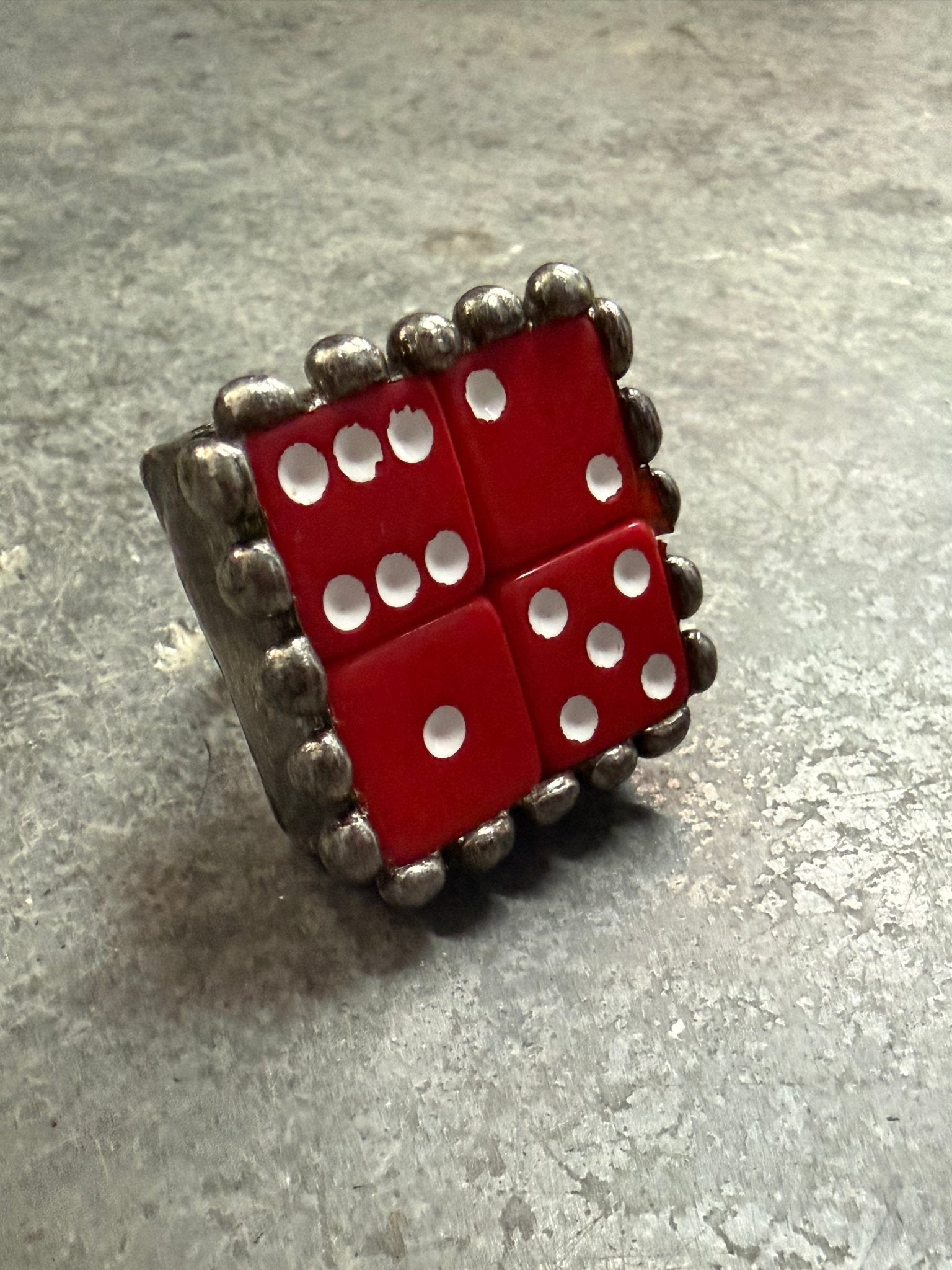 Four Dice Ring - Vintage Vault Boutique