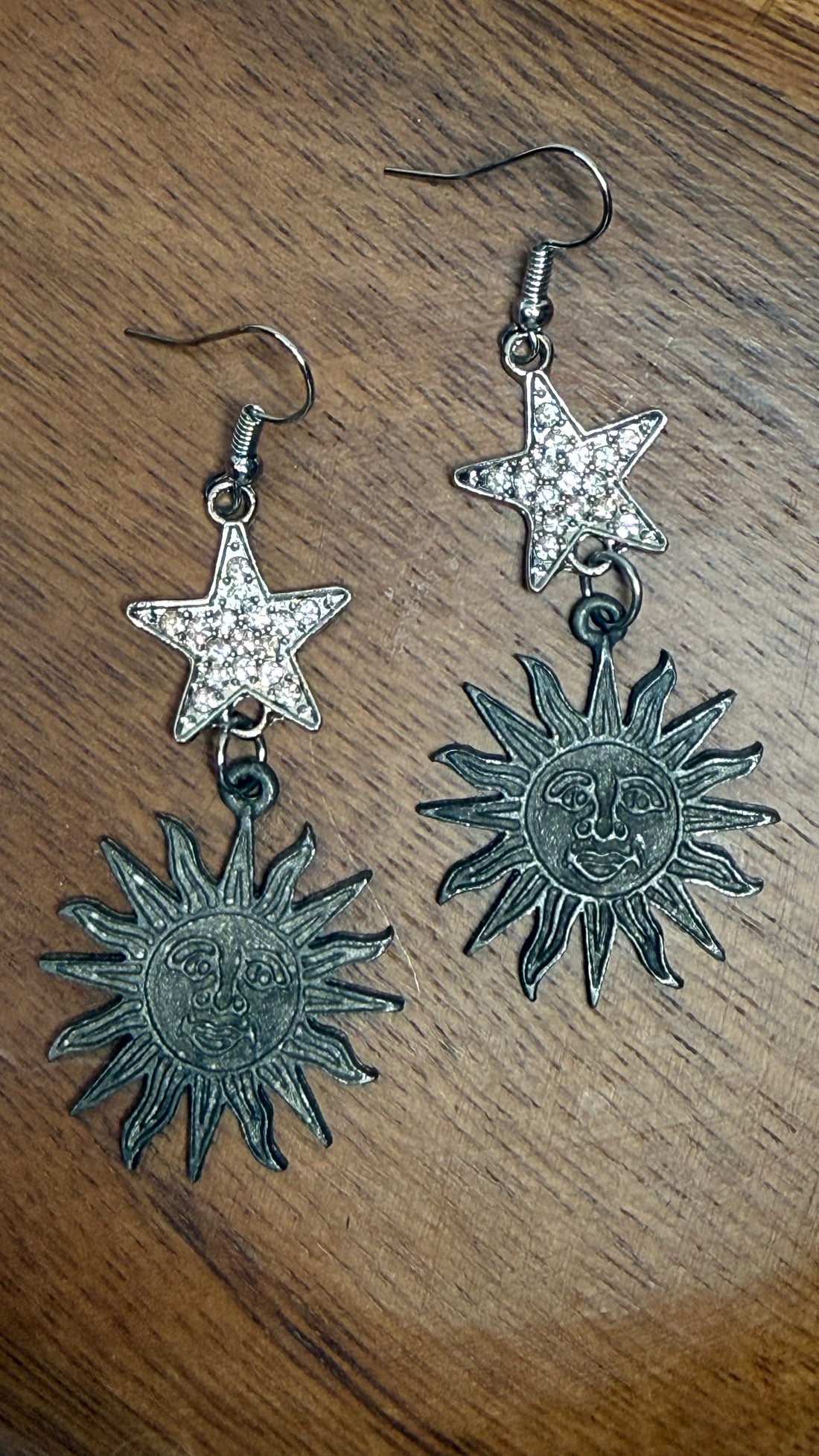 Sun &amp; Star Earrings