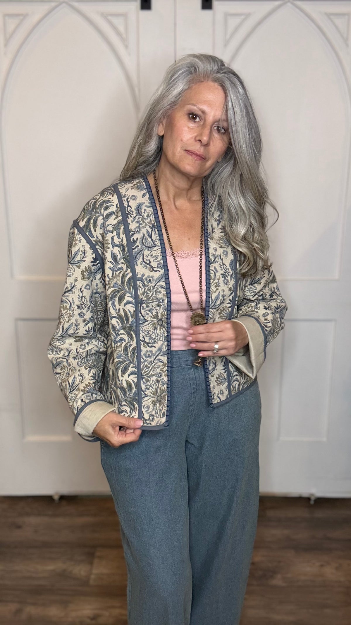 Quilted Kimono Jacket