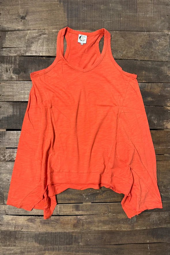 Beyond The Moon Tank - Tangerine - Vintage Vault Boutique