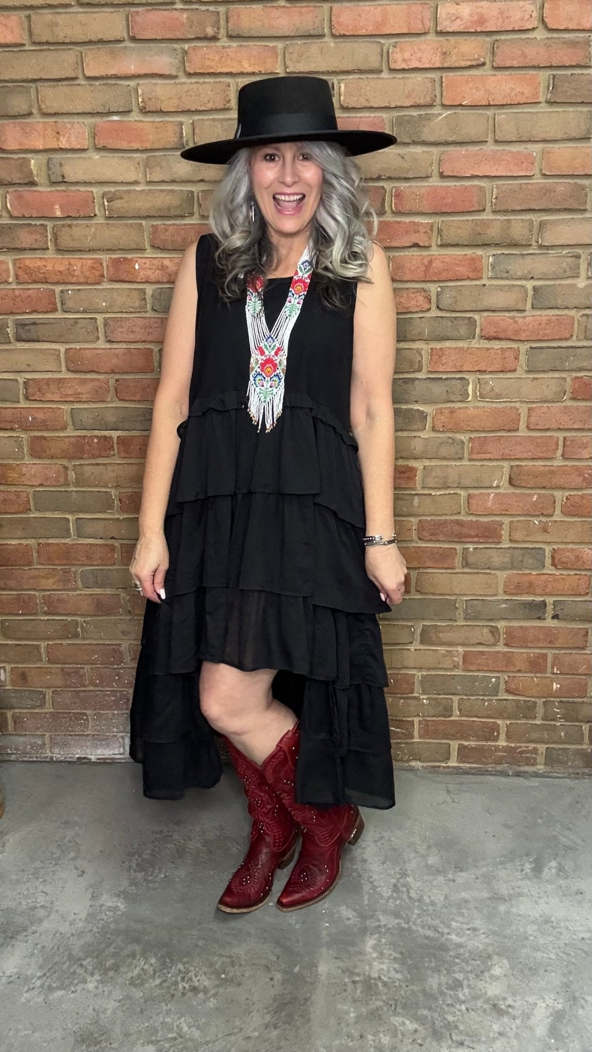 Rio Dress in Black - Vintage Vault Boutique