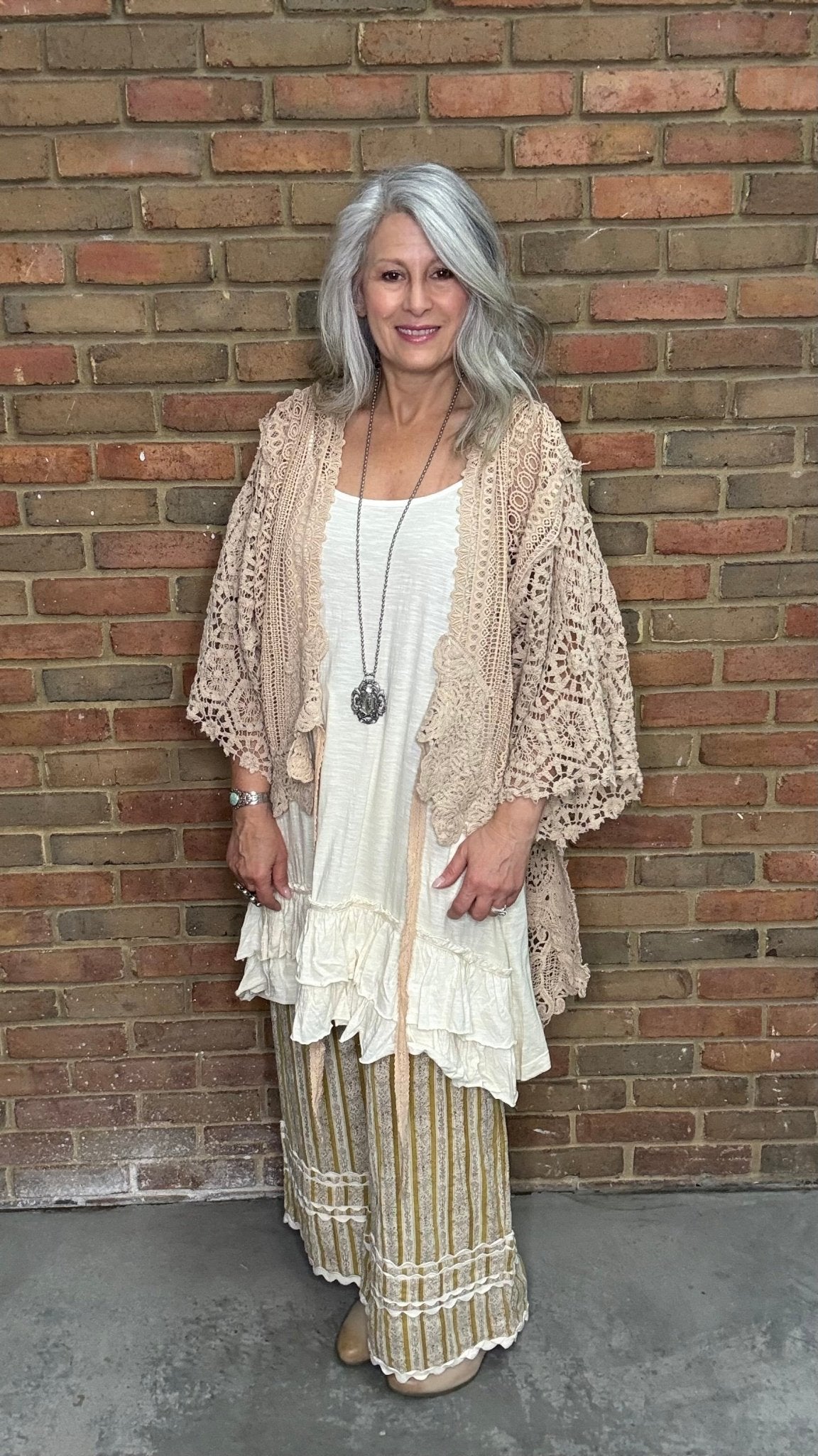 Ruffle Bottom Slip Dress - Vintage Vault Boutique