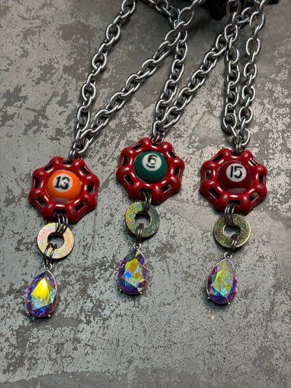 Billiard Ball Necklace - Vintage Vault Boutique