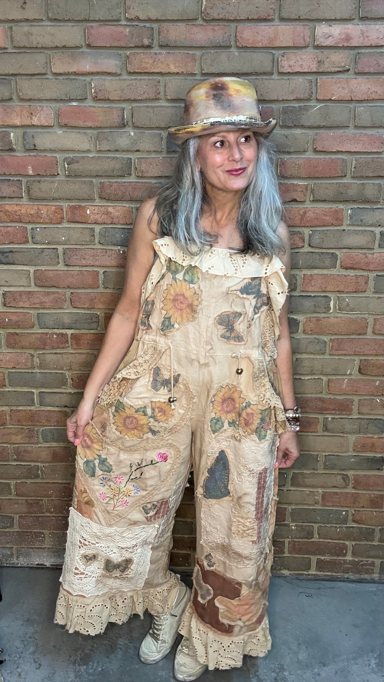 Floral Meadows Overalls