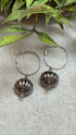 Simple Embossed Dangle Earrings - Vintage Vault Boutique
