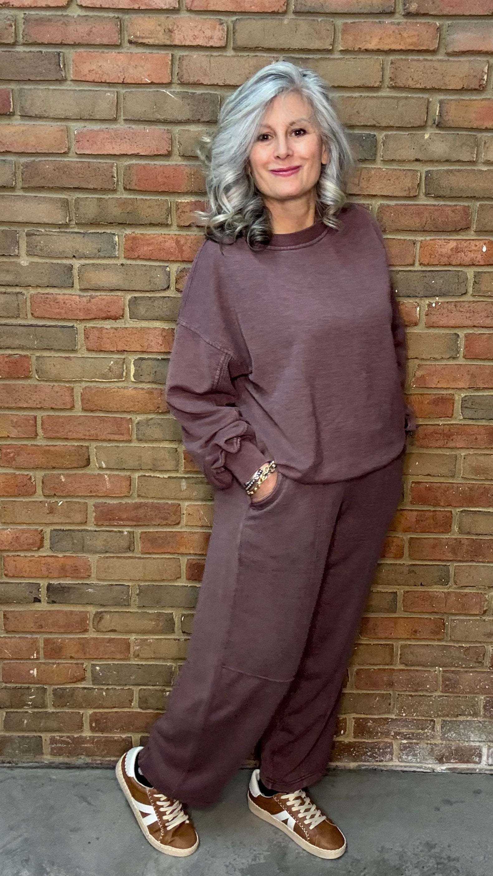 Dark Cherry Cocoon Pant