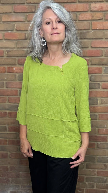 Lime Air Flow Tunic
