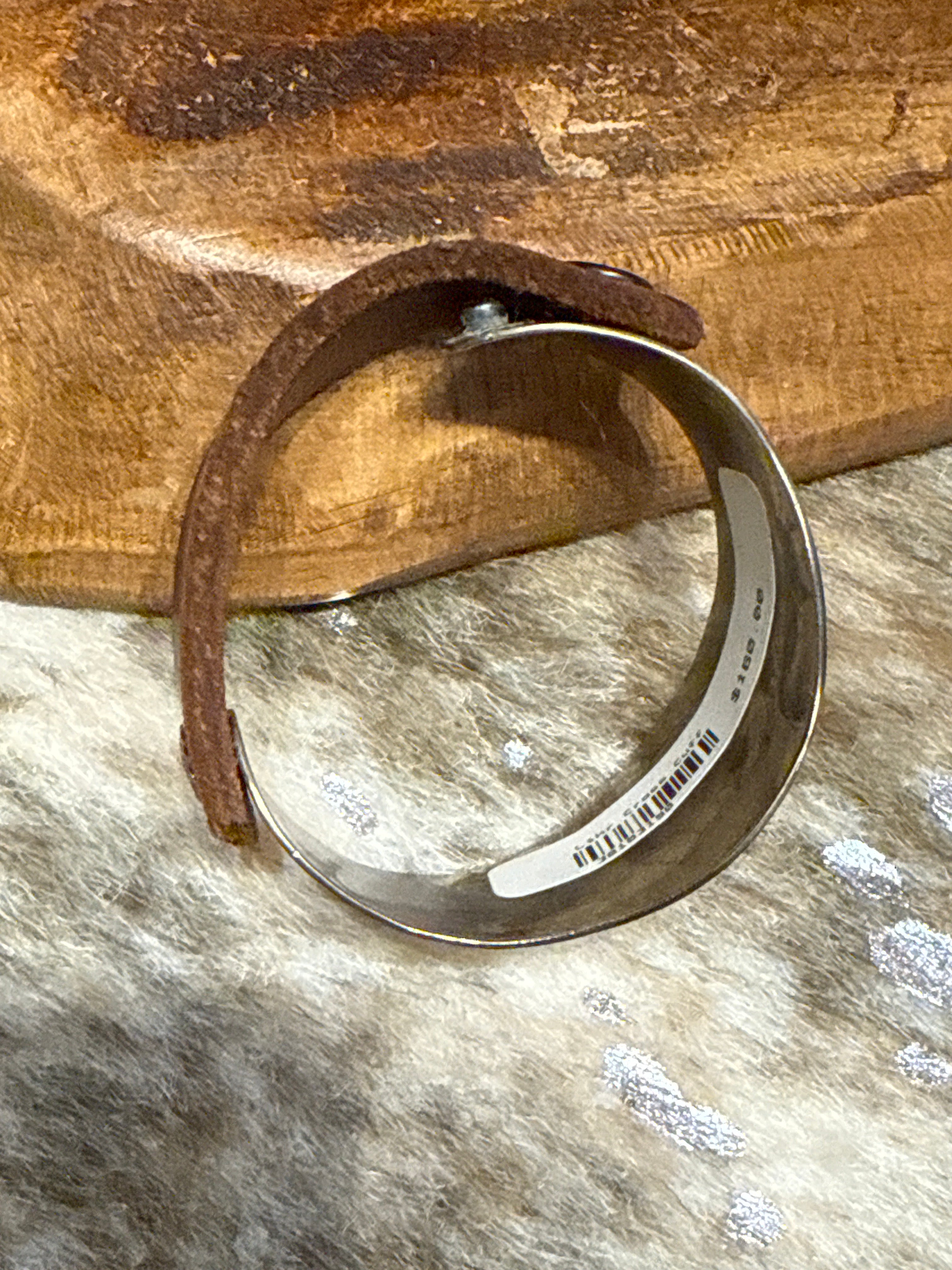 Leather Cross Cuff