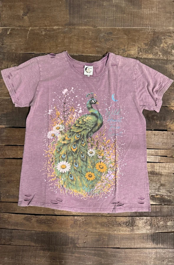 Soft Journey Tee - Royal Feathers