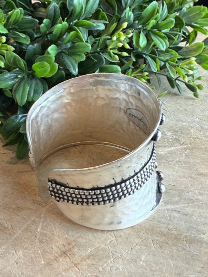 Distressed Embellished Cuff - Vintage Vault Boutique