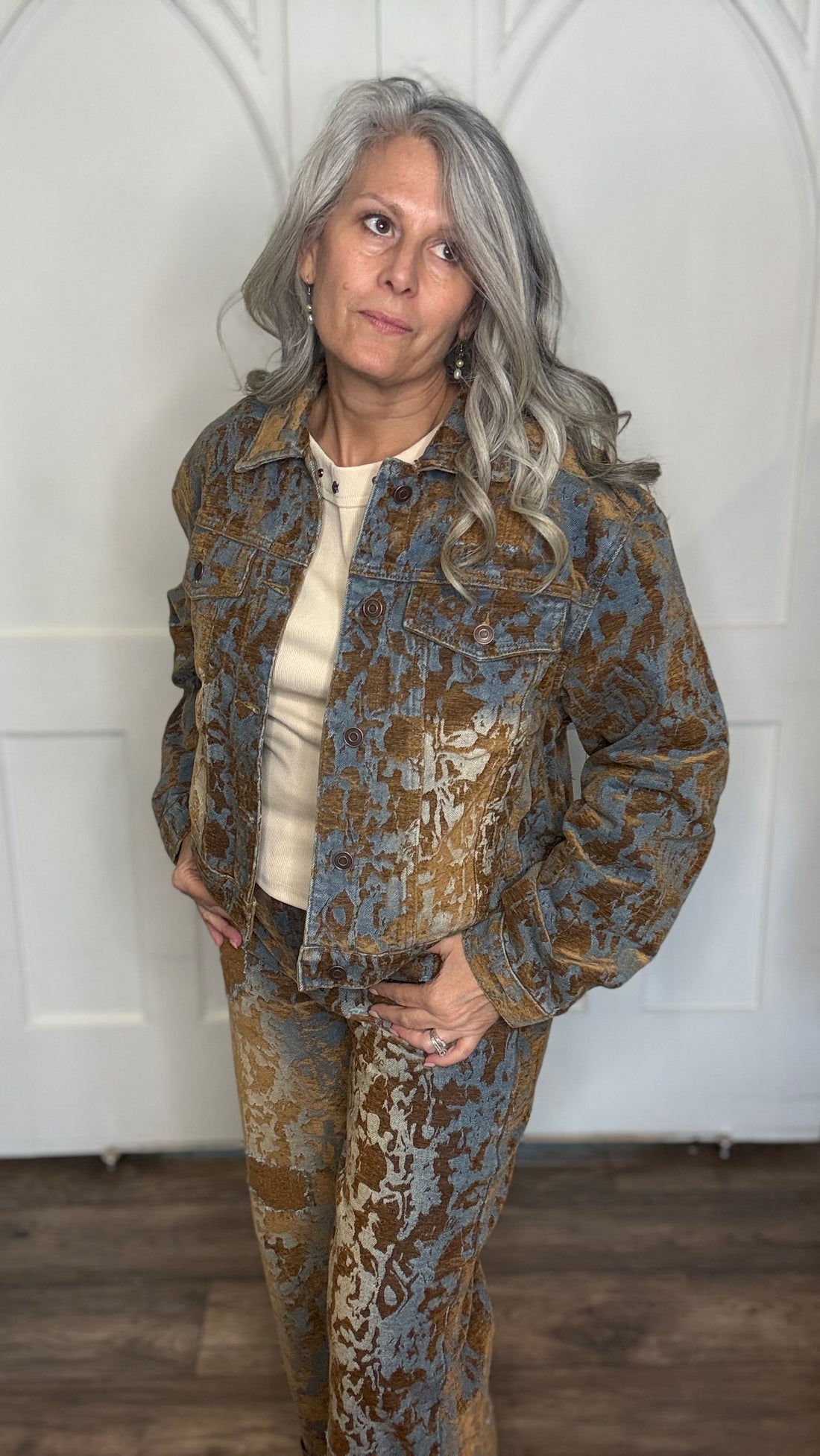 Burn Out Distressed Jacket