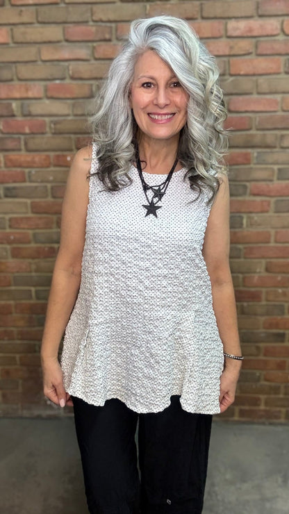 Lyndon Tank - Polka Dot - Vintage Vault Boutique