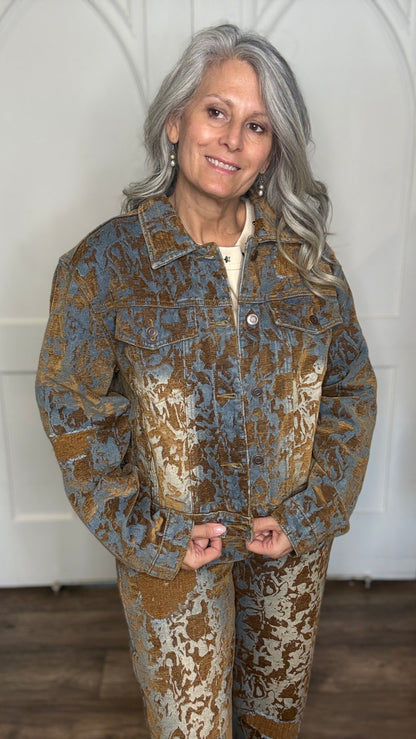 Burn Out Distressed Jacket