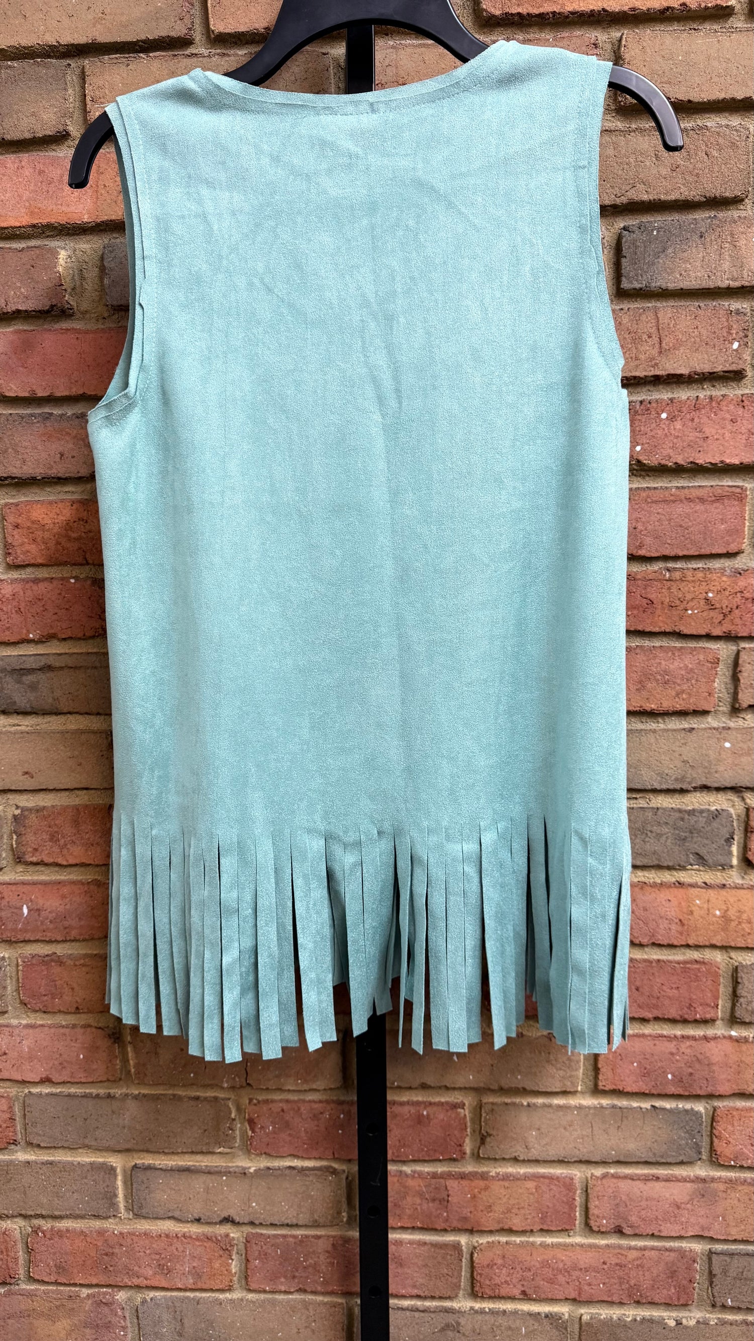 Fringe Eyelet Stone Tank